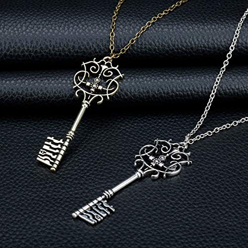 Algol - New The Nutcracker And The Four Realms Clara Necklaces Mysterious Key Pendant Choker Girl Woman Cosplay Jewelry