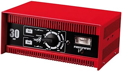Absaar Professional Battery Charger 30AMP 12V / 24V N/E AmpM SH250 250Amp Jump Starter with 2 Years Warranty