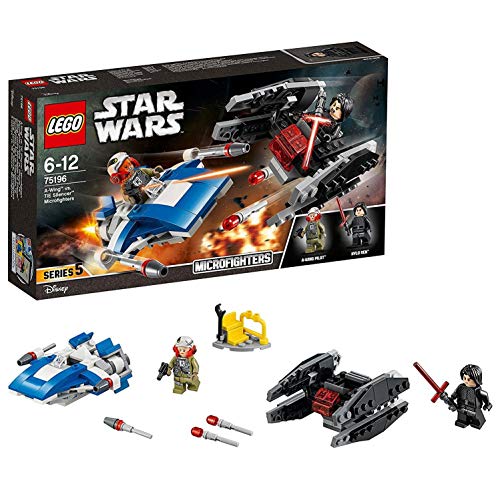LEGO 75196 Star Wars A-Wing™ vs. TIE Silencer™ Microfighters
