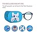 Astropic 4Pcs Eye Patches for Kids Girls Boys Eye Patch for Glasses Medical Patches for Adults Children with Lazy Eye Amblyopia Strabismus and After Eye Surgery (Right Eye, Blue)