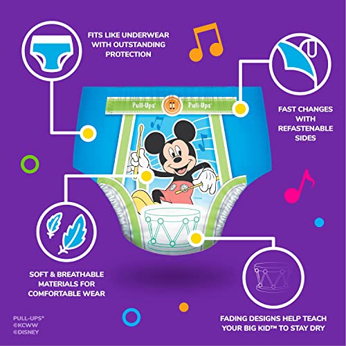 PullUps Boys' Potty Training Pants, 3T4T (3240 lbs), 112 Count