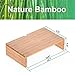 Well Weng Dual Monitor Riser Bamboo Desktop Stand for Computer,Laptop,Printer,iMac,Componentthumb 4