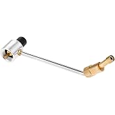 15PSI Propane Regulator Arm for Stansport Stoves 1"-20 M14x1 Fits 1LB Tank | TEENGSE Brass &amp; Stainless Steel Build, Leak-proof &amp; Durable, Fits 1LB &amp; 20LB Tanks via Hose, Fits Many Stansport Stove Models