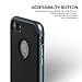 iPhone 8 Case,iPhone 7 Case,MINIMALISM 2 in 1 Ultra Thin and Slim TPU Shockproof Protective Case Coated Carbon Fiber Finish Surface with PC Hard Frame for Apple iPhone 7/iPhone 8- Navy Blue