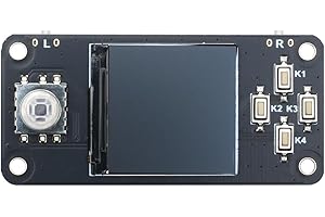 xicoolee 1.3inch LCD Display Module, Embedded ST7789 Driver, 240×240 Resolution IPS Screen 65K RGB Color SPI Interface,for Raspberry Pi Zero/Zero W/Zero WH/2B/3B/3B+/4B, a Joystick and Six Buttons