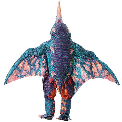 Inflatable Pterodactyl Costume for Adult Dinosaur Blow up Costume Party