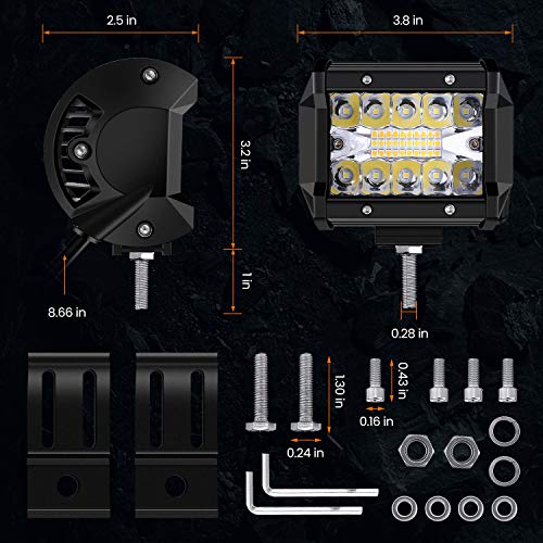 6 AMBOTHER+Light+4+Inch+Amber+White