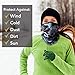 The Fishing Tree Camo Neck Gaiter with Breathing Holes, Spandex Poly Gator Neck Warmer for Men and Women, Adjustable Toggle Keeps Gaitor Up, Camouflage Neck Gaiter WOM...