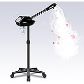LKT COBTAC Face Steamer Professional,Steamer for Facial on Wheels,Ozone Face Steamer for Deep Facial Cleansing