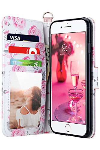 image for iPhone 8 Case, iPhone 7 Case, ULAK Premium PU Leather iPhone 8 Wallet 