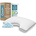 Coop Home Goods Cool+ Cut-Out Adjustable Pillow Queen with Cooling Gel & Shoulder Cut-Out for Head Support, Side Sleeper Pill