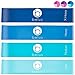 Belus Resistance Bands with Carry Bag, Video Download and eBook. Set of Four Resistance Loop Minibands for Exercise, Rehabilitation and Fitness (Blue)