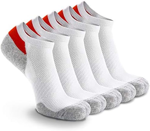 5 Pairs Trainer Sports Running Socks for Men Women Ladies Cushioned Padded Anti Blister Low Cut Invisible Ankle Sneaker Socks
