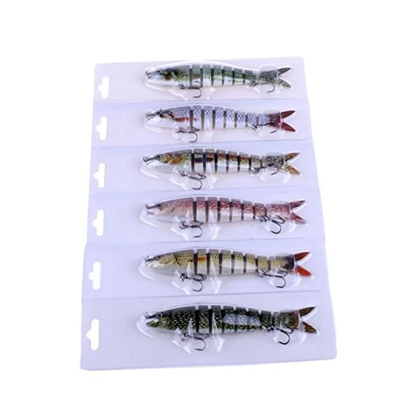 Isafish-Swimbaits-For-Bass-Crankbait-Bionic-Multi-Jointed-8-Segment-Pike-Fishing-Lures-Minnow-Hard-Bait-535-Inch-066-Ounce
