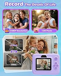 Anchioo Instant Camera Toys for Age 3-12 Girls Boys