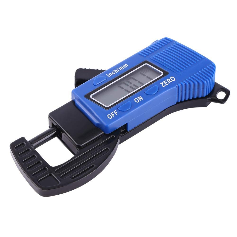 Oumefar 1pcs 0-12mm 0.01mm 0.0005inch Precise Electronic Micrometer Digital Dial Thickness Gauge Caliper Meter Width Measure Tools with LCD Display