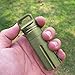 ALTTIMERY Outdoor Waterproof Capsule Seal Bottle Holder Case Container Dry Box Survival EDC Tool (Army Green)