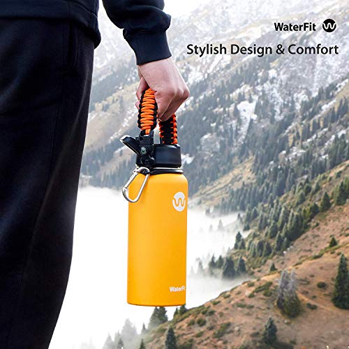 WaterFit Straw Lid for Hydro Flask Wide Mouth Water Bottle Enhanced