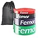 FEMOR Resistance Exercise Bands, Workout Bands Pull Up Assist Bands for Body Stretching, Powerlifting, Resistance Training, Set of 4