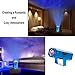 DuaFire Laser Lights, 7 Colors Led Stage Party Light Projector, Strobe Water Ripples Lighting for Wedding, Home Karaoke, Club, Bar, Disco and DJ