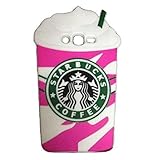 Core Prime Case,Galaxy Core Prime Starbucks Case,Tribe-Tiger Delicious Cartoon Starbucks Cream Soft Silicon Gel Rubber Case Cover Skin for Samsung Galaxy Core Prime G360/Prevail LTE(Cherry)