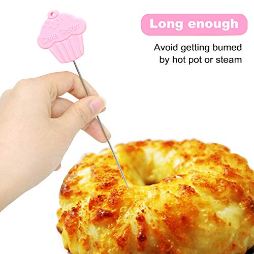 Honbay 4PCS Reusable Stainless Steel Cake Tester Needle Metal Cake