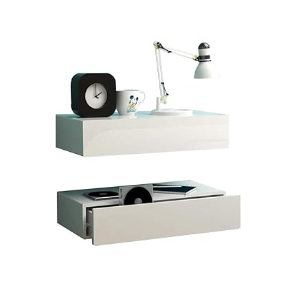 Floating Wall Shelves With Drawers