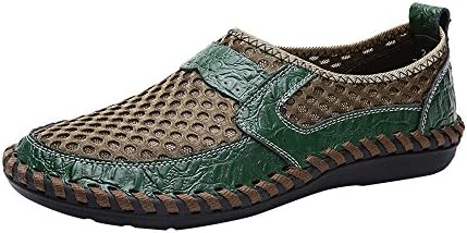JSPOYOU Men Sneakers Comfortable Non-Slip Soft Mesh Shoe