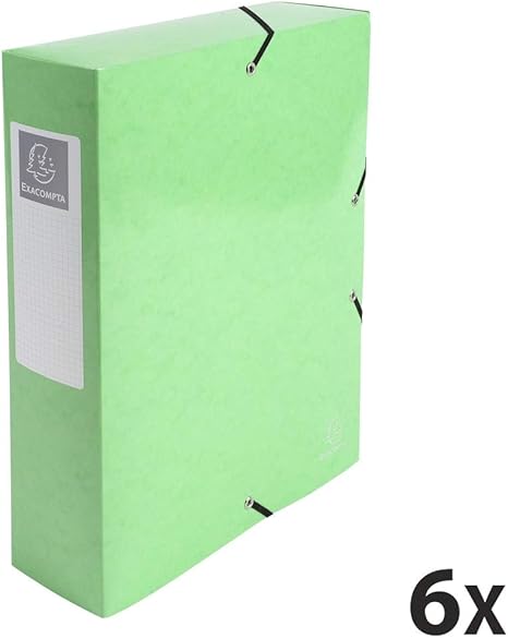 Boites Exacompta 50723e Set De 6 Boites De Classement Iderama 600 G 25x33 Cm Vert Anis Fournitures De Bureau Boites Exacompta 50723e Set De 6 Boites De Classement Iderama 600 G 25x33 Cm Vert Anis Fournitures De Bureau