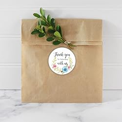 Birthday Cake Favor Stickers - Baby Shower Stickers