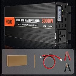 IGERCN Sine Wave Converter, Car 12V Inverter 3000W