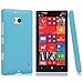 EnGive 2014 New Quicksand Hard Matte Skin Case for Verzion Nokia Lumia 929 Icon (Blue)