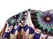 VOBAGA Women's Sun Flowers Pattern Printed Loose Batwing Chiffon Blouse T-Shirt XXL Sunflower