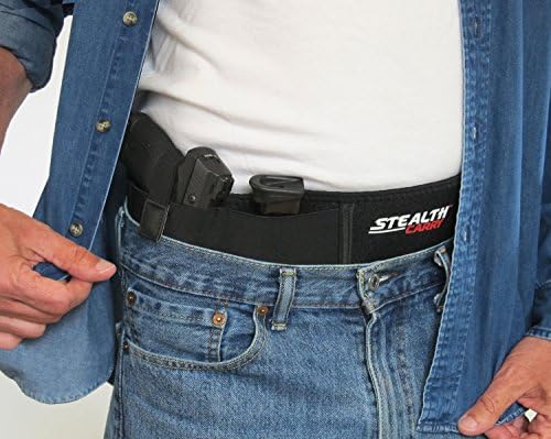 Belly Band Holster for Concealed Carry - Right Hand Draw - Left Hand Draw - Concealed Carry Gun Holster - IWB Holster - StealthCarry