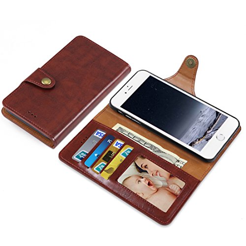 image for AxPower for iPhone 7 iPhone 8 Wallet Leather Case with Card Holder 【