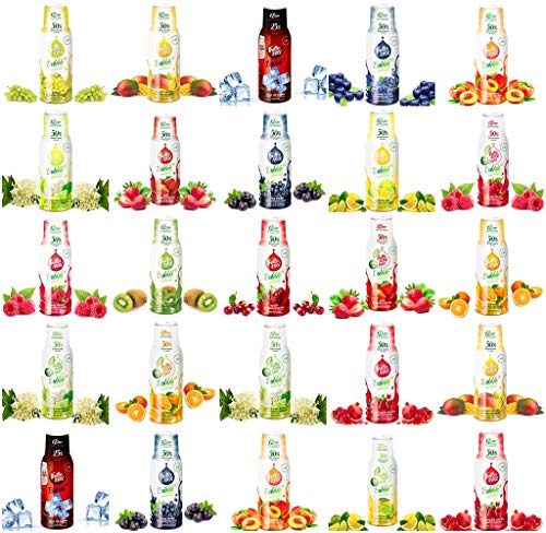 3 x 500 ml Getränkesirup Frucht Sirup | Johannisbeeren-Kirschen-Pfirsiche Geschmack mit 50% Fruchtanteil | FruttaMax für Soda Maschine geeignet – Bild 6
