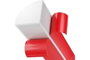 AHUA WALSONG Flexible Quarter Round Molding, Peel and Stick Silicone Flexible Moulded Trim for Corner Ceilings, Floors, Bathrooms, Kitchens, Countertops (White, 1/2 x 1/2 x 39Inch)