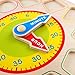 Wondertoys Wooden Shape Sorting Clock Toddlers Gifts Educational Toy for 1 2 3 Years Old Boy and Girl