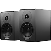 Dynaudio Emit 10 Compact Bookshelf Speaker - Pair (Black Satin)