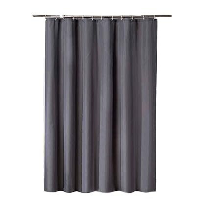Amazon Com Shower Curtain Waterproof Mildew Thick Gray 100
