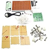 DDIY 3D Light Squared DIY Soldering Project 4x4x4 Red Blue LED with Cube Shell