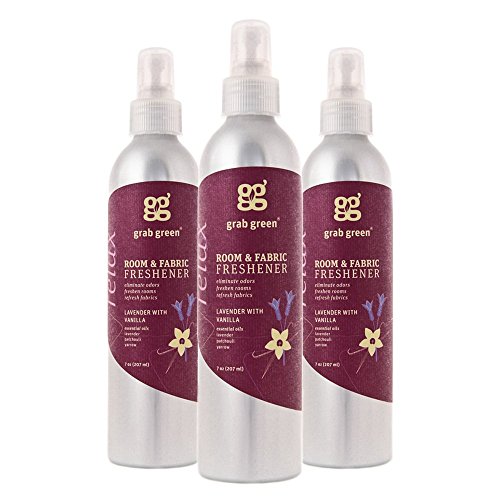 Grab green natural room and fabric freshener, lavender …