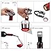 Electric Wine Opener Gift Set Battery Operated Corkscrew, Foil Cutter, Vacuum Stopper and Wine Pourer (Batteries Not Included)
