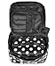 JE (Black/White Polka Dot) Makeup Brush Cosmetic Travel Organizer Bag W/Clear PVC Bag (4 PCS SET: XSM, SM, MED, LG)