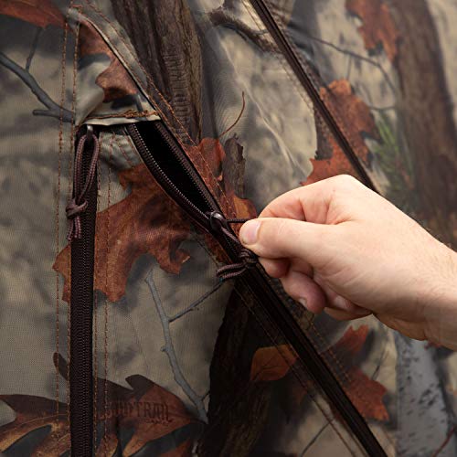 Barronett Prowler Tall Ground Hunting Blind, 2 Person Pop Up Portable, Woodland Camo