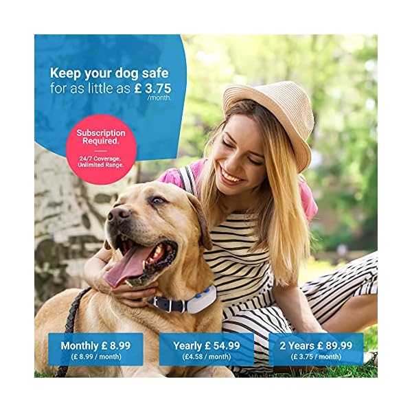 Tractive-GPS-Dog-Tracker-2021-for-Dog-Collar-Always-Know-where-your-Dog-is-247-Location-and-Activity-Monitoring Tractive GPS Dog Tracker. Live Location With Unlimited Range. Escape Alerts & 100% Waterproof (White)