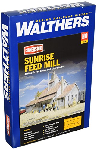 Walthers Cornerstone Series Kit HO Scale Sunrise Feed Mill