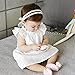 DZT1968® Baby Girl Narrow Cloth Flower Headband Head Wrap Hair Band Headwear With Lace Bowknot