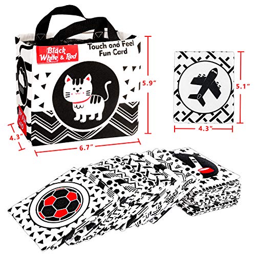 Black and White Soft Flash Cards,Nontoxic Fabric Baby Cloth Activity