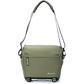 Besnfoto Camera Bag Crossbody Waterproof Sling Purse Case Small Photography Shoulder Messenger Bag Backpack with Tripod Holder for DSLR SLR Mirrorless Camera